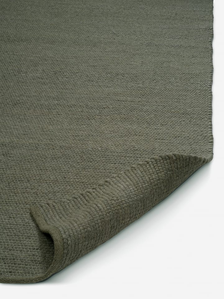 Μάλλινο χαλί Merino 140x200 εκ, Σκούρο πράσινο Classic Collection