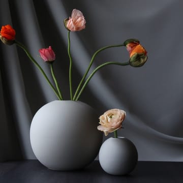 Ball βάζο γκρι - 20 cm - Cooee Design