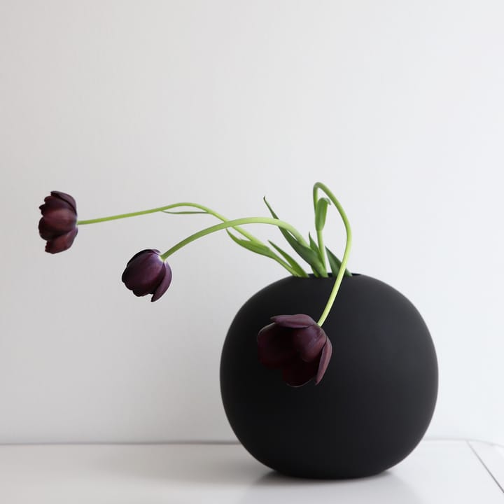 Ball βάζο black, 20 cm Cooee Design