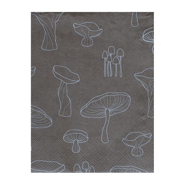 Fungi χαρτοπετσέτες 33x33 εκ 20-τεμ - Hazelnut-white - Cooee Design