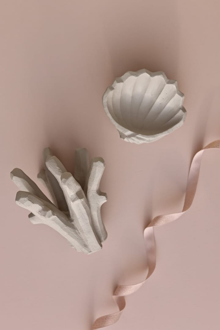 The Clam Shell γλυπτό 13 cm - Ασβεστόλιθος - Cooee Design