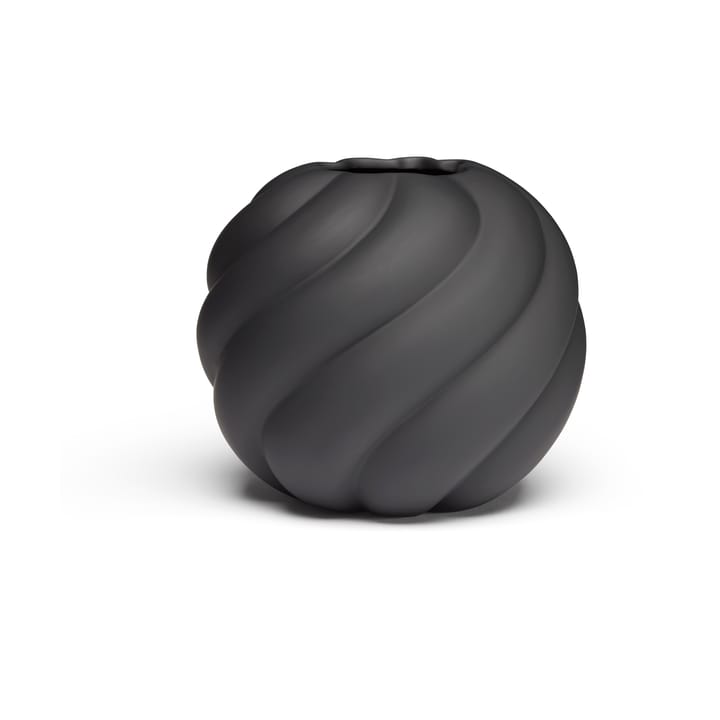 Βάζο Twist ball 12 cm - Black - Cooee Design