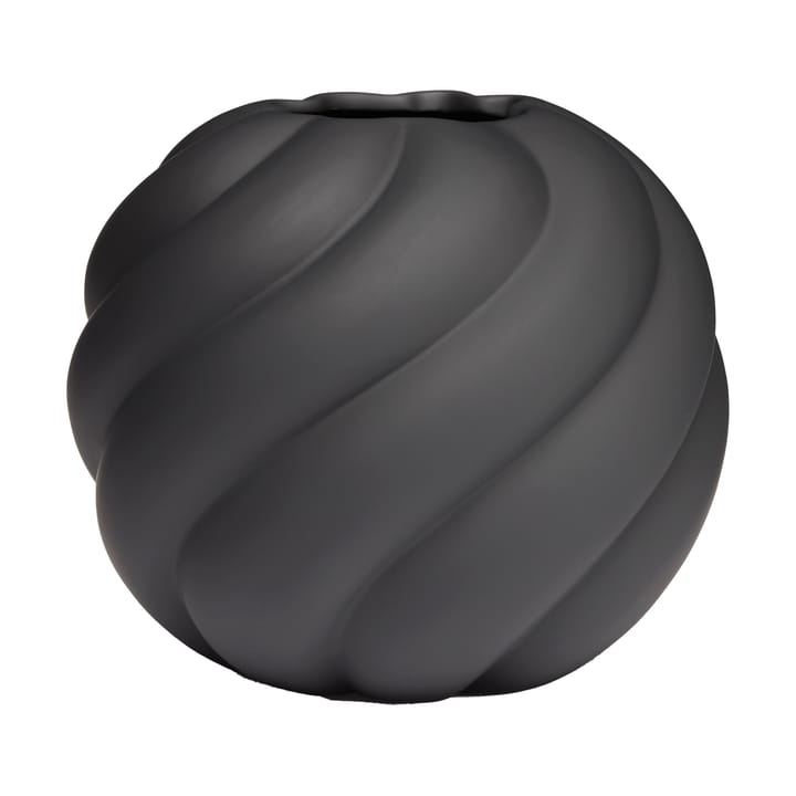 Twist ball βάζο 20 cm - Black - Cooee Design