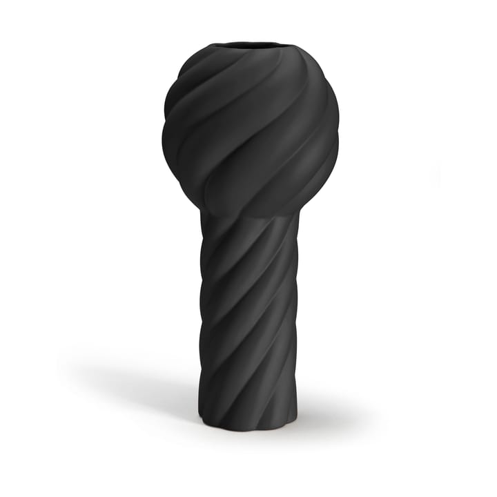 Twist pillar βάζο 34 cm - Black - Cooee Design