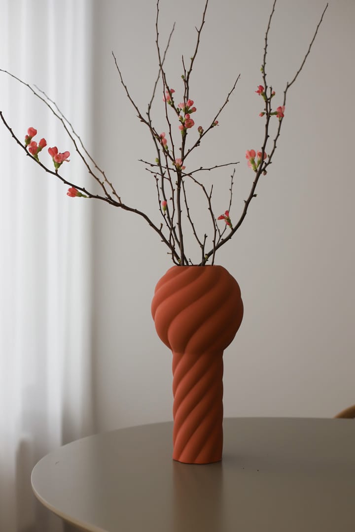 Twist pillar βάζο 34 cm, Brick red Cooee Design