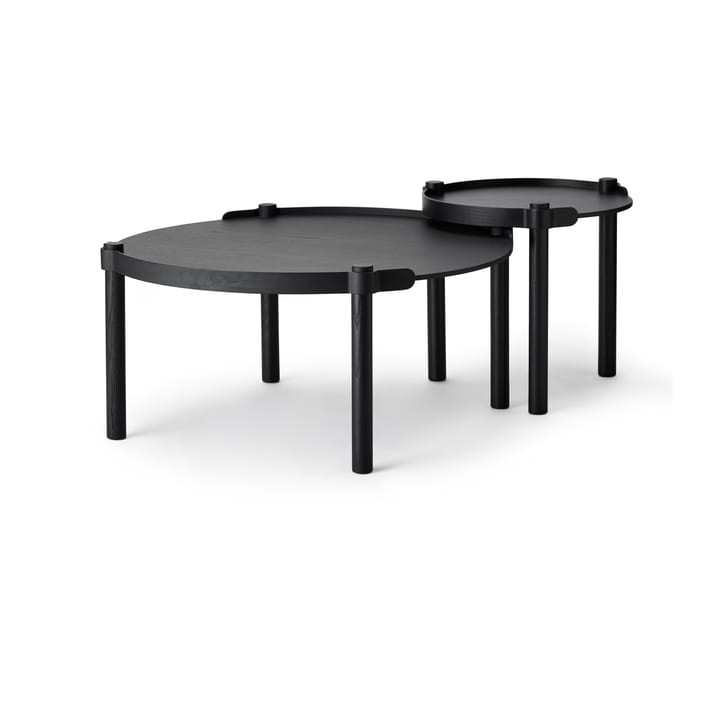 Woody τραπέζι Ø45 εκατοστά, Black stained oak Cooee Design