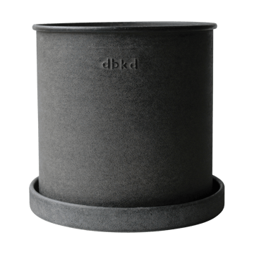 Γλάστρα Plant pot μικρή 2-pack - Black - DBKD