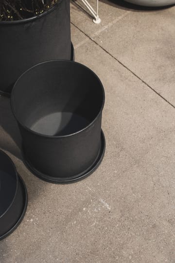 Γλάστρα λουλουδιών Plant pot large 2 τεμαχίων - Black - DBKD