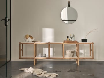 Χαμηλή ραφιέρα, Frame - Δρυς-λευκό - Design House Stockholm