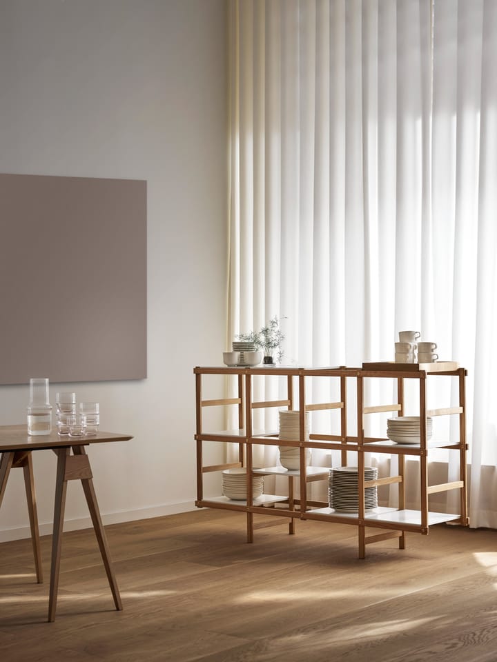 Frame ράφι M 154 cm - δρυς-λευκό - Design House Stockholm
