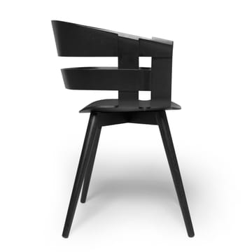 Wick Καρέκλα καρέκλα - Black-black ash legs - Design House Stockholm