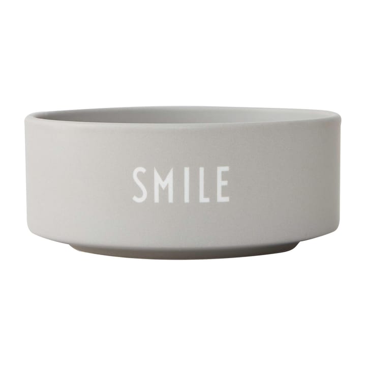 Design Letters μπολ για σνακ Ø12 cm - Smile-γκρι - Design Letters