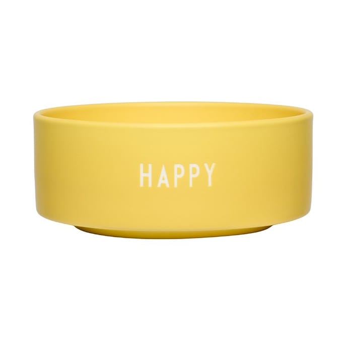 Μπολ για καραμέλες Design Letters Ø12 cm - Yellow - Design Letters