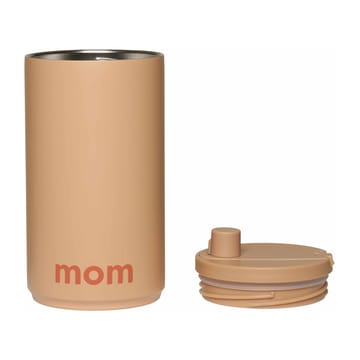 Design Letters κούπα ταξιδιού 35 cl - Mom-beige - Design Letters