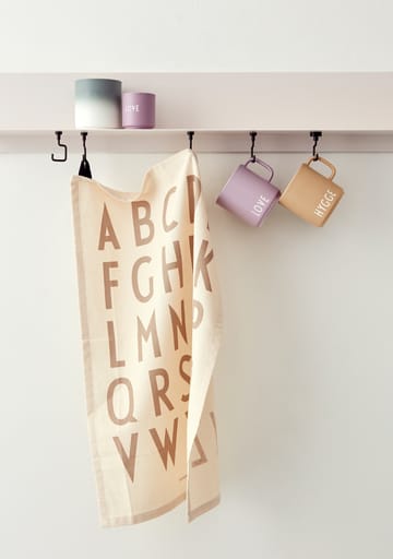 Design Letters πετσέτα κουζίνας 40x60 cm Συσκευασία 2 τεμαχίων - Υπόλευκο - Design Letters