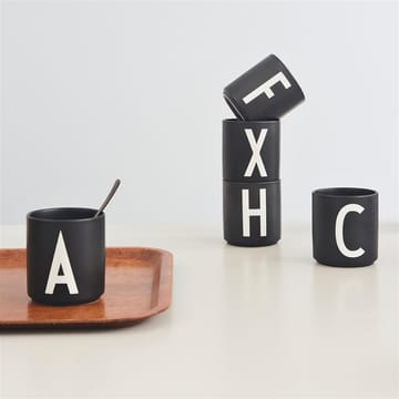 Design Letters φλιτζάνι μαύρο - C - Design Letters