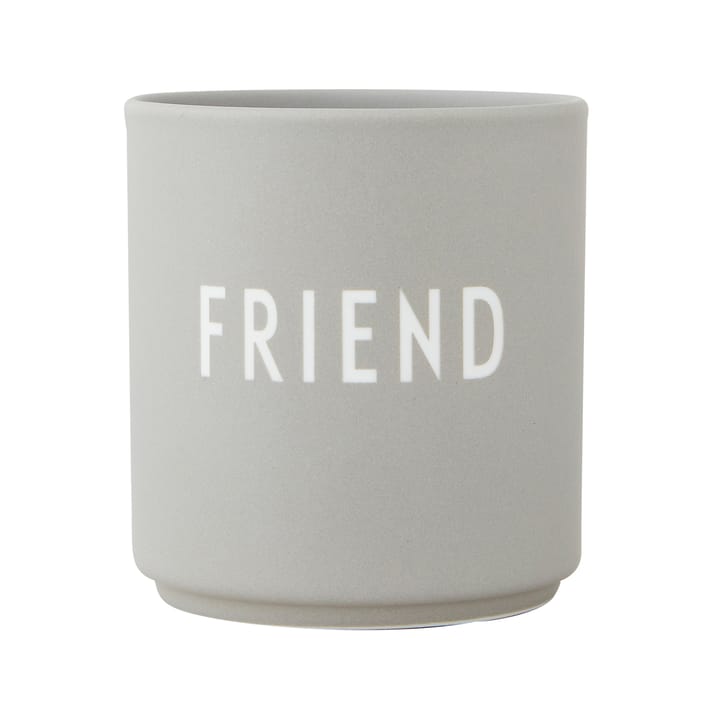 Design Letters favourite φλιτζάνι 25 cl - Friend-cool grey - Design Letters