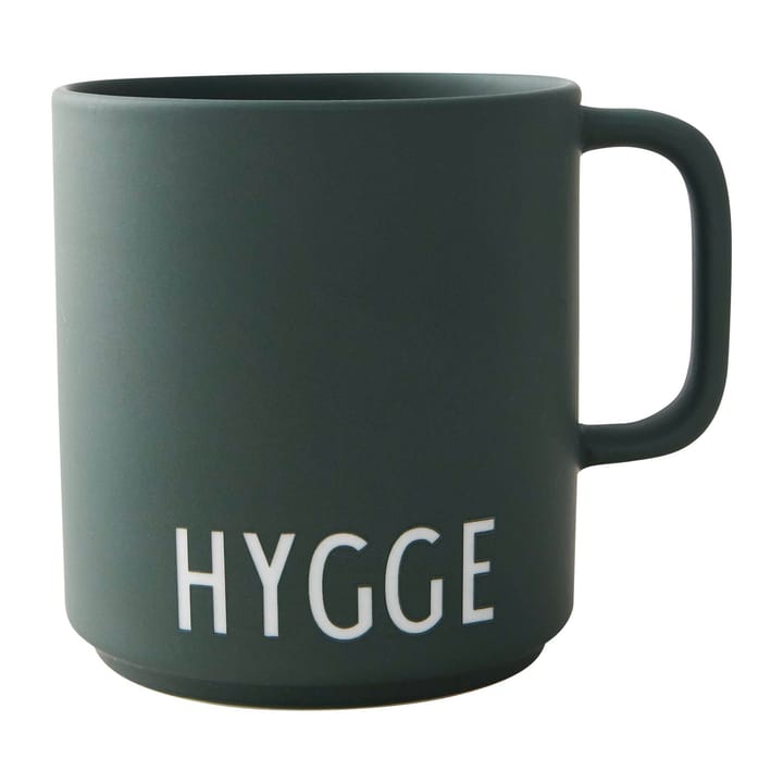 Design Letters favourite φλιτζάνι με λαβή 25 cl - Hygge-σκούρο πράσινο - Design Letters