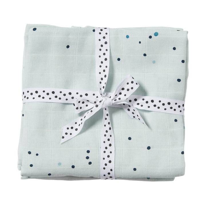 Κουβέρτες μωρού Dreamy Dots 120x120 cm 2-pack, Blue Done by deer