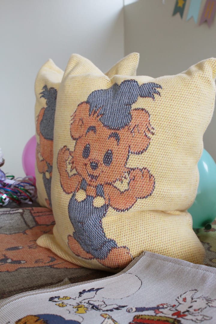 Κάλυμμα μαξιλαριού Bamse 40x40 cm, Κίτρινο Ekelund Linneväveri