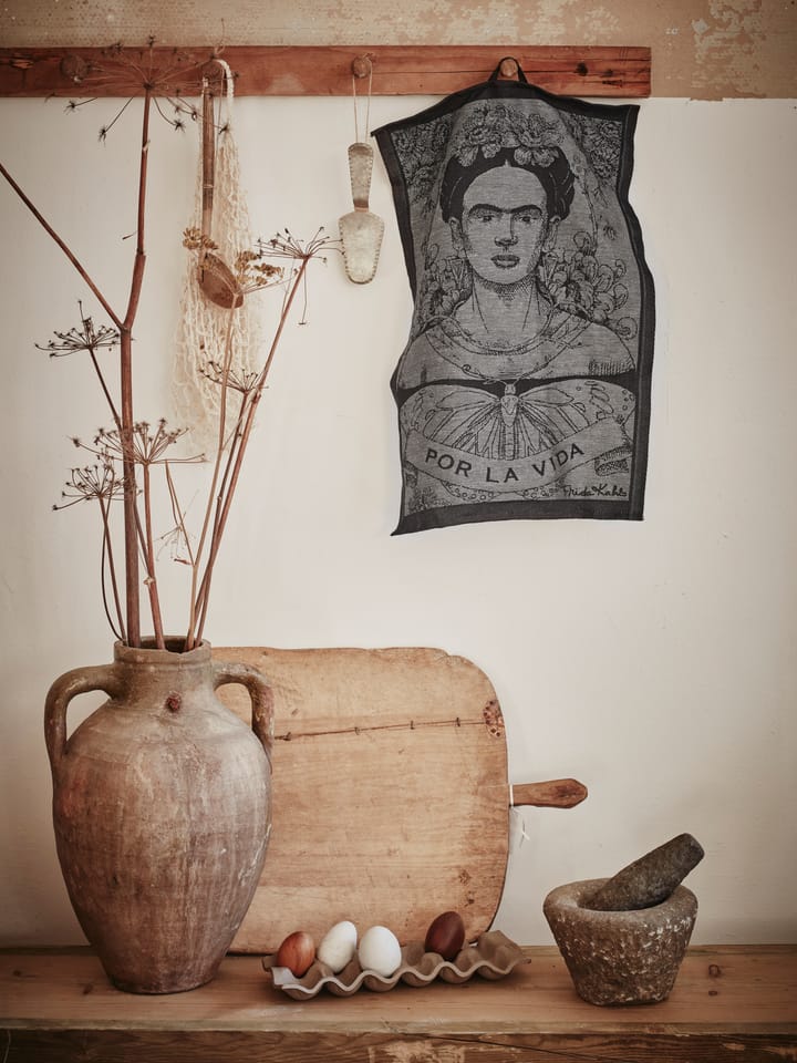 Frida Kahlo πετσέτα κουζίνας 35x50 cm - Fuerza - Ekelund Linneväveri