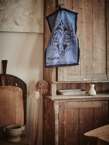 Frida Kahlo Amor Al Arte πετσέτα κουζίνας 35x50 cm - Μαύρο - Ekelund Linneväveri