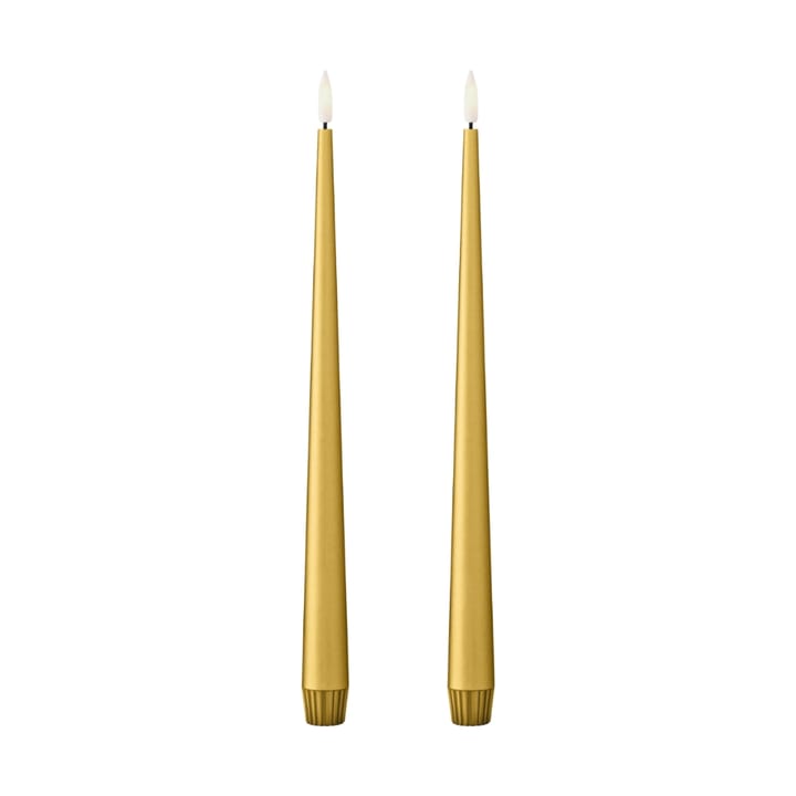 ester & erik κεριά LED 30 cm συσκευασία 2 τεμαχίων - 90 Gold Metallic - Ester & erik