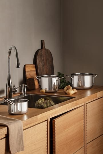 Σετ κατσαρόλες Eva Trio Stainless Steel 3 τεμαχίων - Ανοξείδωτο ατσάλι - Eva Solo