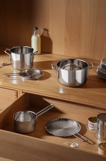 Σετ κατσαρόλες Eva Trio Stainless Steel 3 τεμαχίων - Ανοξείδωτο ατσάλι - Eva Solo