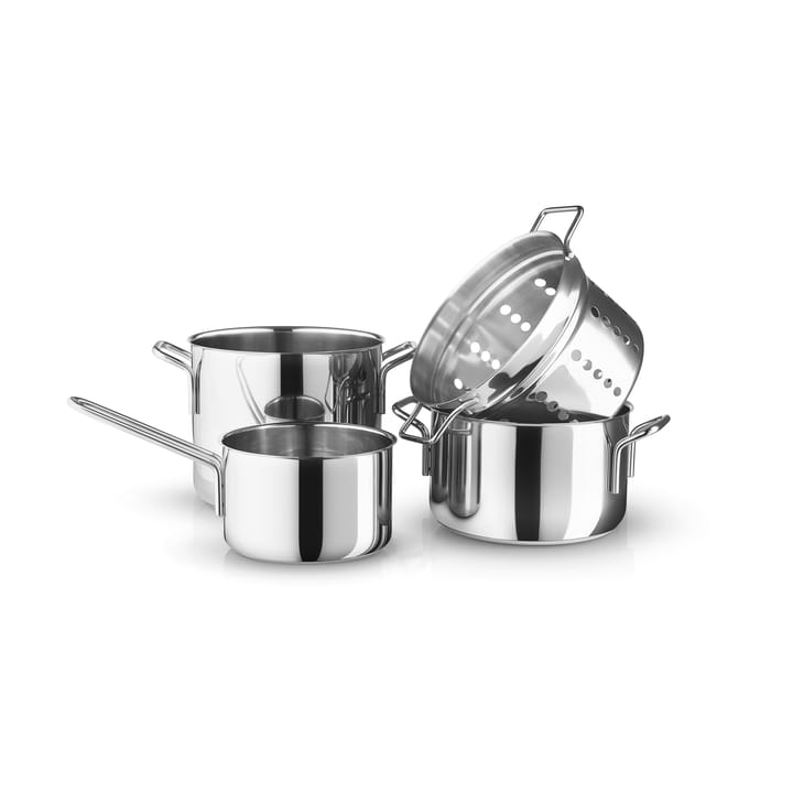 Σετ κατσαρόλες Eva Trio Stainless Steel 4 τεμαχίων - Ανοξείδωτο ατσάλι - Eva Solo