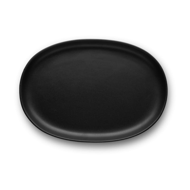 Nordic kitchen oval πιάτο 18.5x26 εκ - Μ�αύρο - Eva Solo