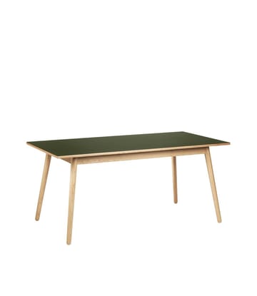 Τραπέζι τραπεζαρίας C35B 82x160 cm - Olive green-oak nature lacquered - FDB Møbler