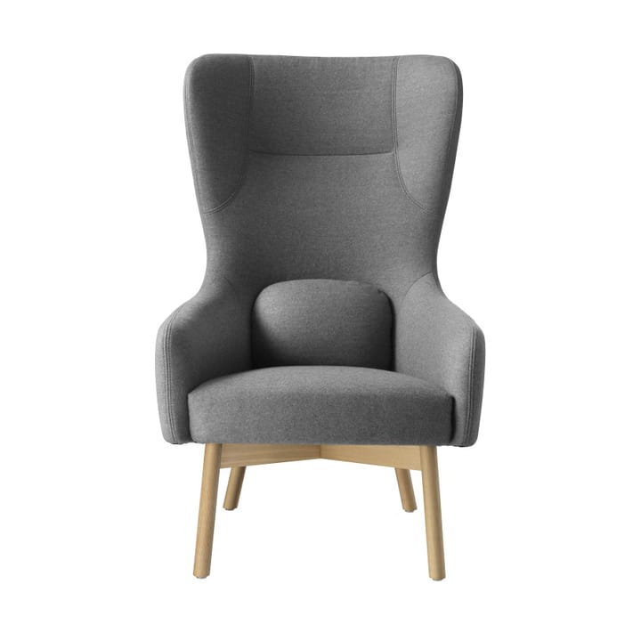 Πολυθρόνα L35 Gesja Wing Chair - Oak nature lacquered-dark grey - FDB Møbler