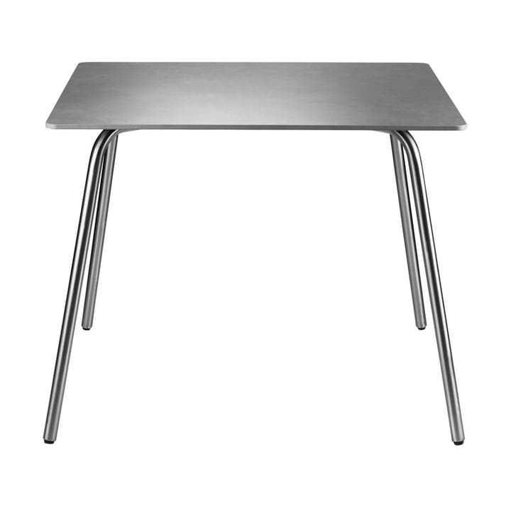 M21 Teglgård τραπέζι κήπου 90x90 εκ. - Stone-stainless steel - FDB Møbler