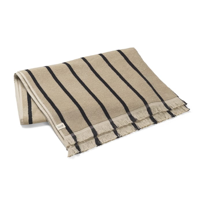 Alee badsheet 100x150 εκ - Sand-Black - ferm LIVING