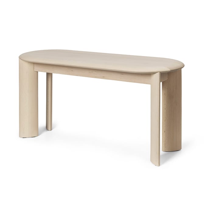 Bevel παγκάκι, white Oiled Beech ferm LIVING