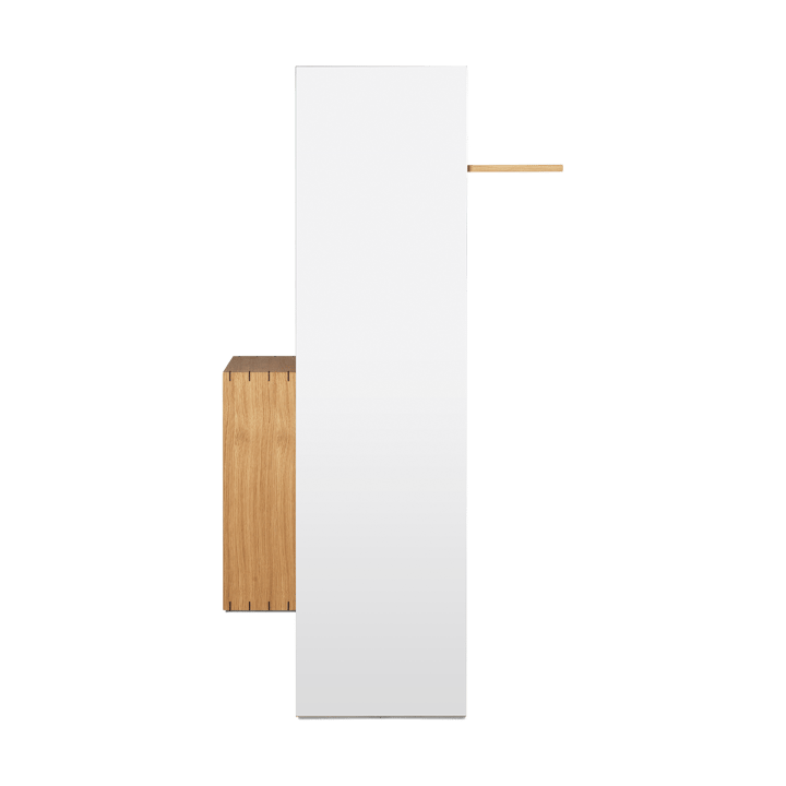 Bon hallway cabinet κρεμάστρα με καθρέφτη, Oiled Oak ferm LIVING