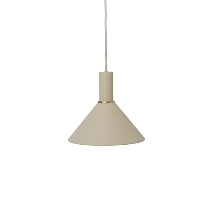 Collect κρεμαστό φωτιστικό - cashmere, low, cone shade - ferm LIVING