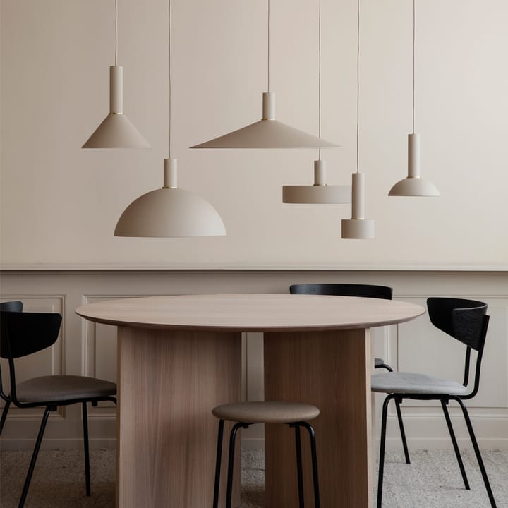 Collect κρεμαστό φωτιστικό - cashmere, low, dome shade - ferm LIVING