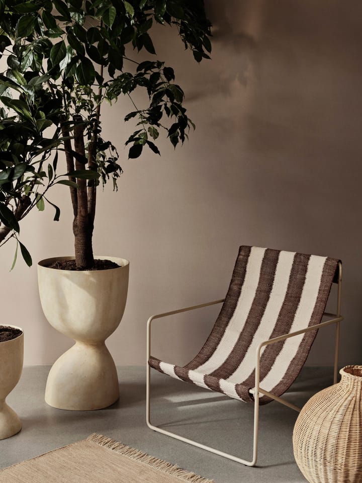 Desert πολυθρόνα σαλονιού, Cashmere, off-white, chocolate ferm LIVING