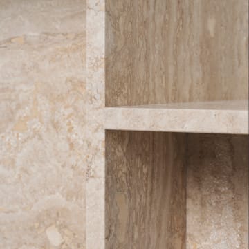 Distinct βοηθητικό τραπέζι 59,5x35x50 cm - Travertine - ferm LIVING