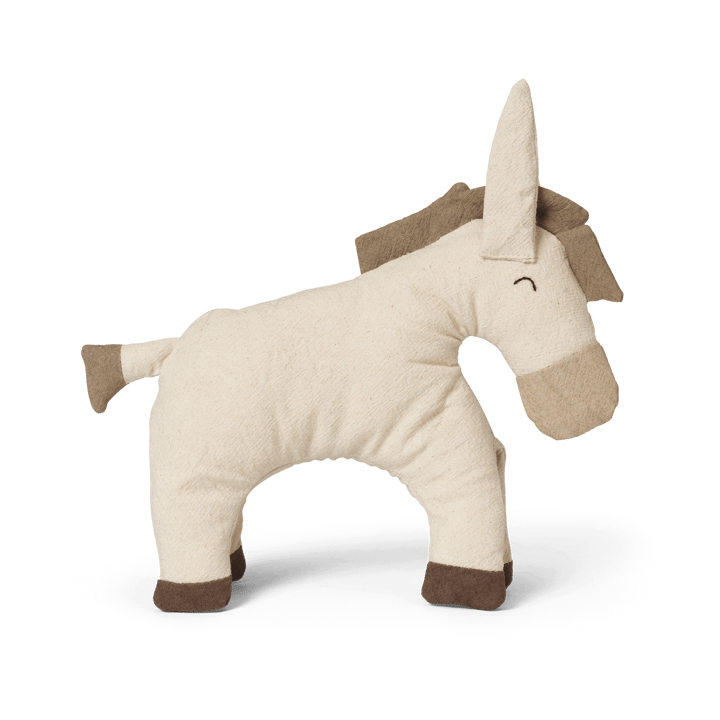 Donkey μαλακό παιχνίδι - Undyed-dark sand - ferm LIVING