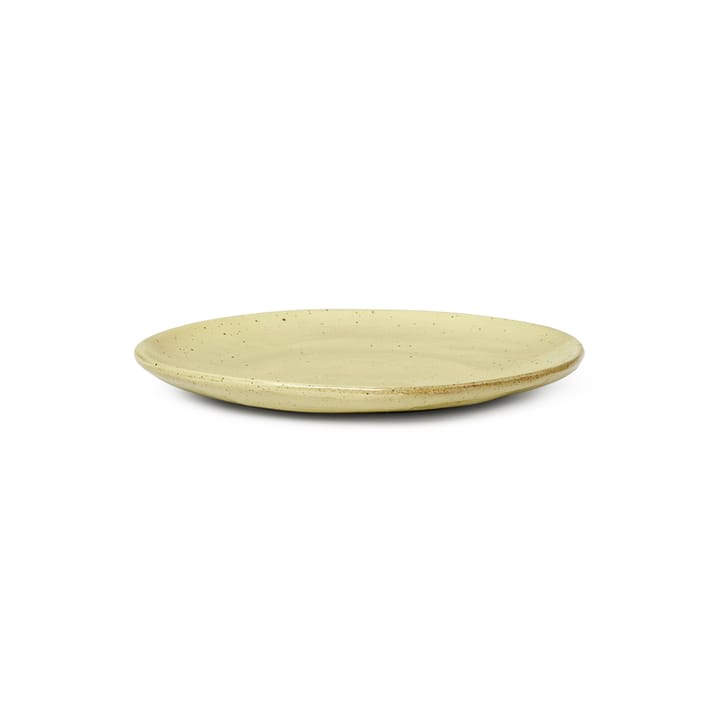 Flow μικρό πιάτο 15 cm - κίτρινο με κόκ�κους - ferm LIVING