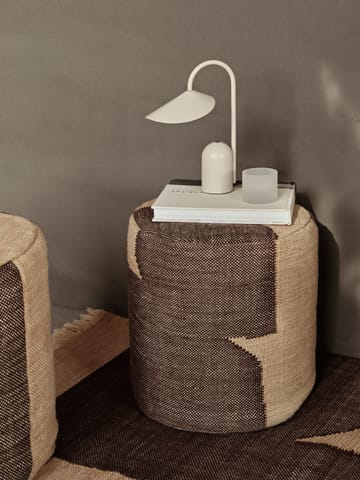 Μαξιλάρι καθίσματος Forene cylinder pouf Ø38x42 cm - Tan-Chocolate - ferm LIVING