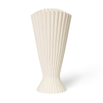 Fountain βάζο 23 cm - Off white - ferm LIVING