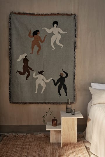 Free tapestry κουβέρτα 120x170 εκ - Γκρί - ferm LIVING