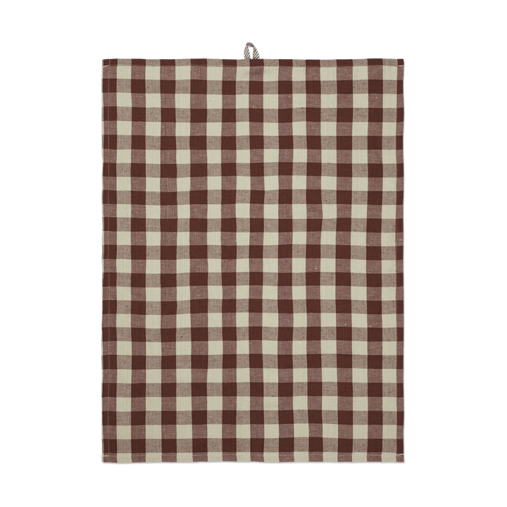 Hale πετσέτα κουζίνας 50x70 cm - Cinnamon-grey green - Ferm Living