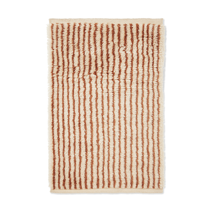 Kami χαλί - Off white-red brown, 80x120 cm - ferm LIVING