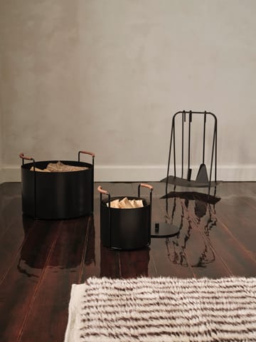 Port ξύλινο καλάθι - Black - ferm LIVING