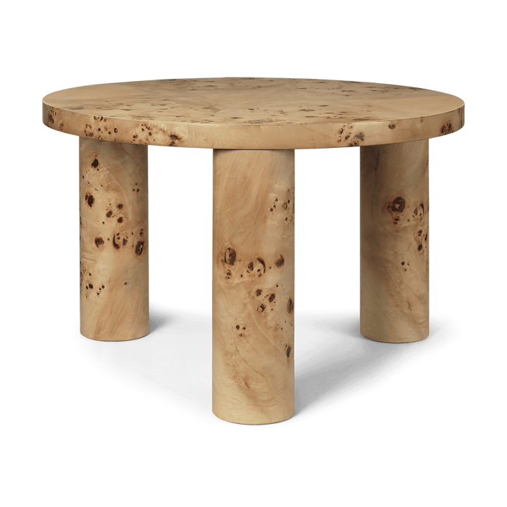 Post τραπεζάκι σαλονιού μικρό 65 cm - Burl veneer - ferm LIVING